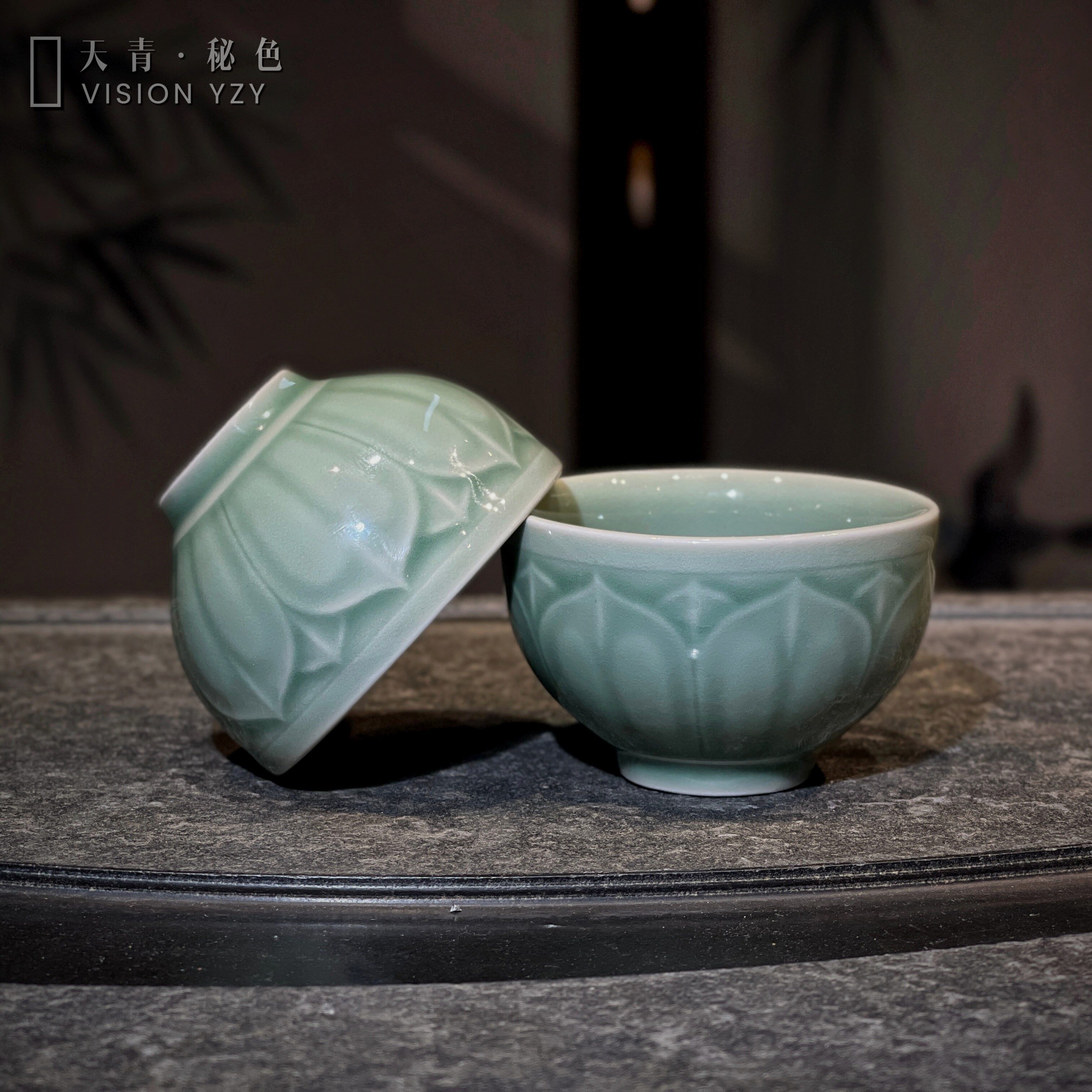 耀州瓷茶杯,耀州瓷_大山谷图库