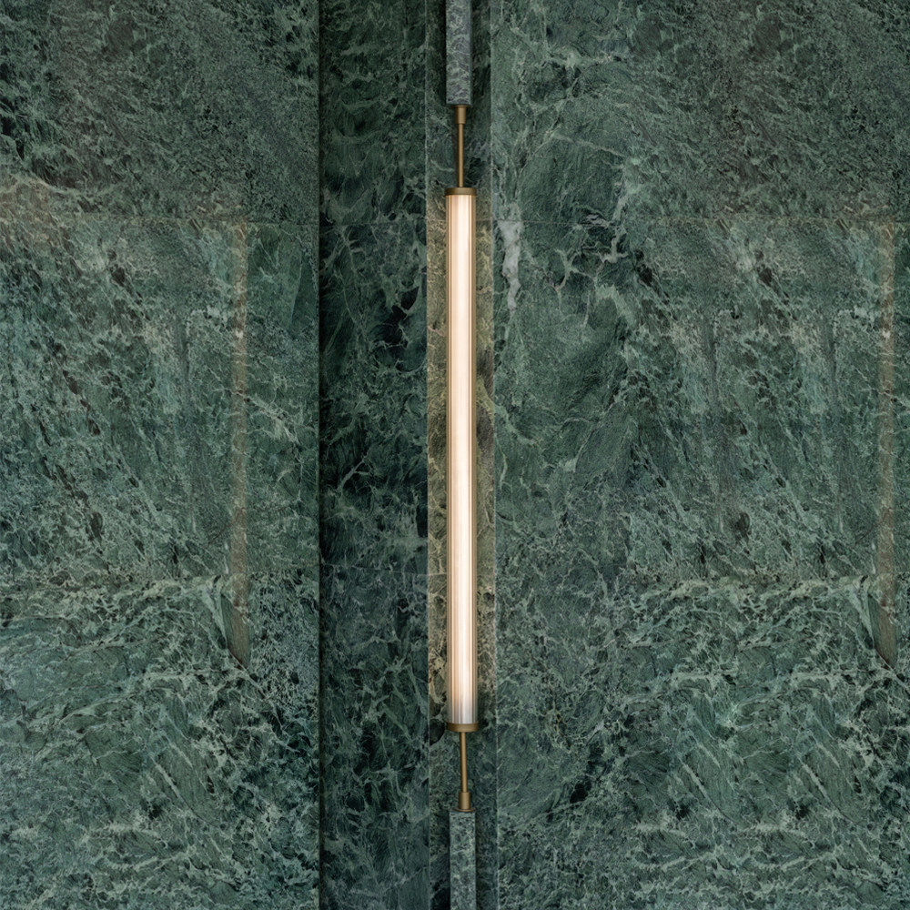 现代简约长杆壁吊灯酒店会所别墅工程灯过道背景墙玻璃落地壁灯