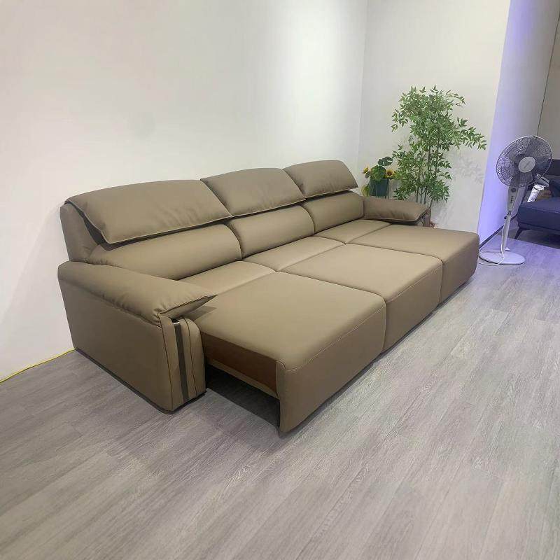 大象耳朵功能沙发床客厅小户型电动直排可伸缩三人位