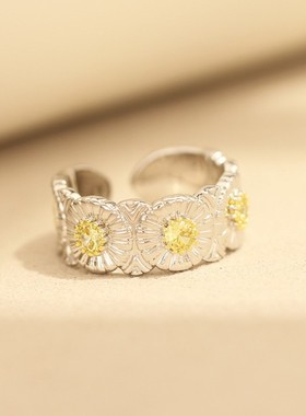 新品ins欧美中文字母开口戒指女