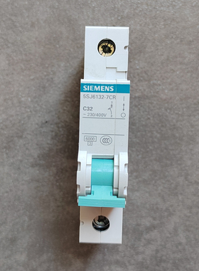 SIEMENS西门子5SJ6132-7CR 1P32A断路器单进单出老款绿柄230V400V