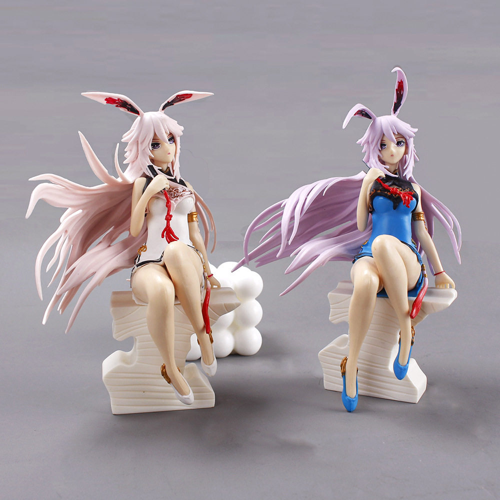 超萌坐姿旗袍八重樱崩坏学员3女武神真炎幸魂模型摆件手办