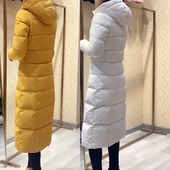 超厚加长款 羽绒服女长过膝修身 显瘦加厚超长特厚保暖大衣防寒服