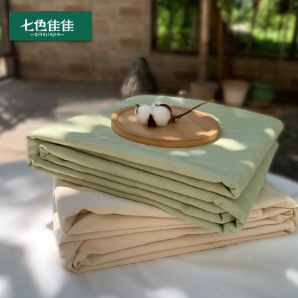 夏天铺的凉席床单加厚耐磨帆布凉席全棉老帆布凉席老粗布床单凉席