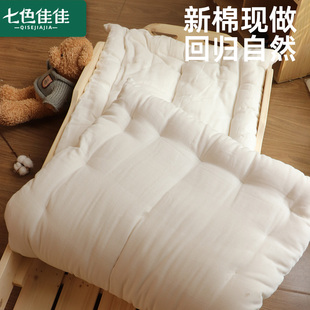 幼儿园午睡垫子婴儿床垫透气a类拼接床纯棉褥子被套褥套全棉定制