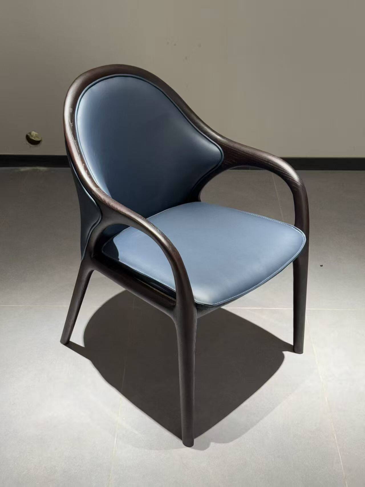 高档实木古典中式会议椅办公椅洽谈椅轻奢简约家麻将椅新款