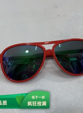 纯原大嘴猴红色板材框网红蛤蟆镜