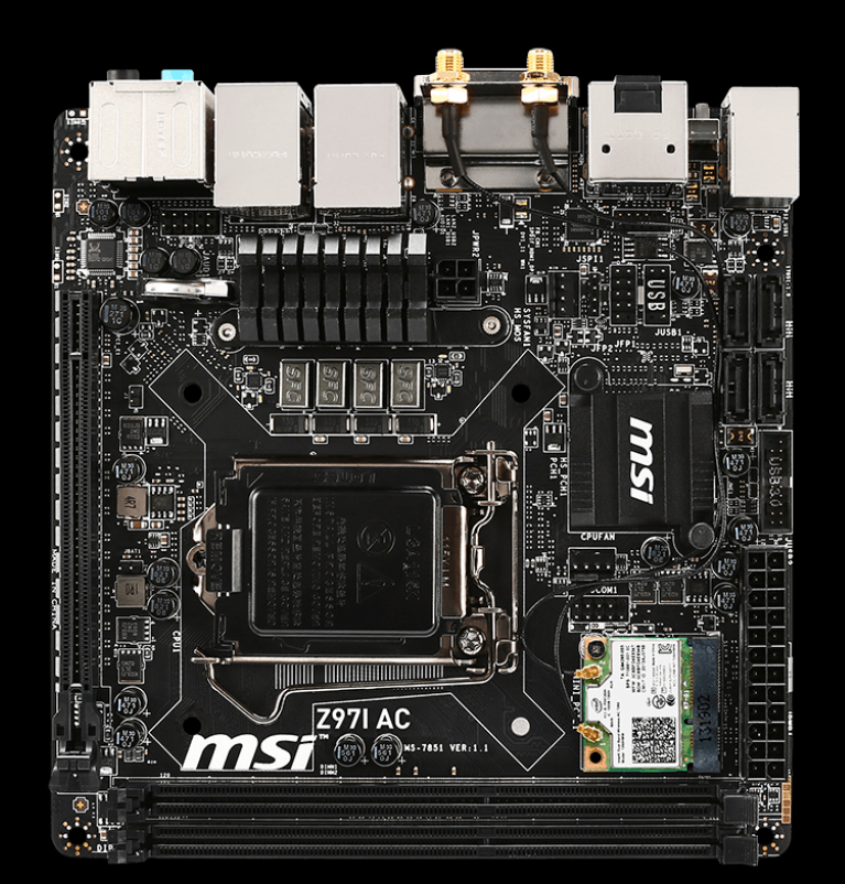 MSI Z97I-AC 1150 Needle DDR3 WIFI Bluetooth 17X17 Industrial Motherboard 4790Kin the Computer Hardware/Monitor/Computer Peripherals , Motherboard  category - from Buy2taobao.com to provide professional Taobao agent buy service