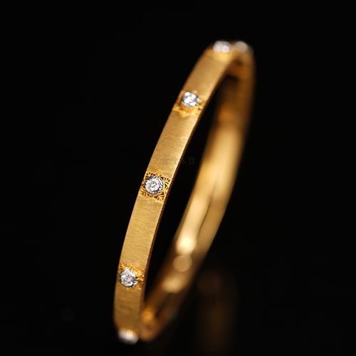 工艺布契拉提钻石手镯18k金定制