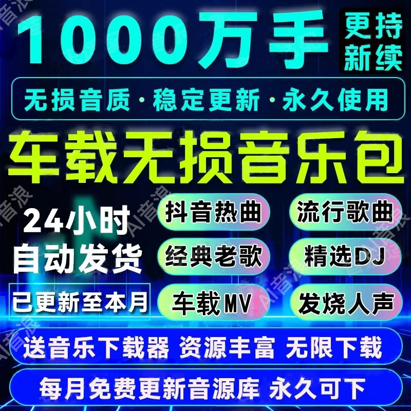 2025年无损车载音乐下载包高音质免费抖音MP3歌曲dj/flac/wav/mp4