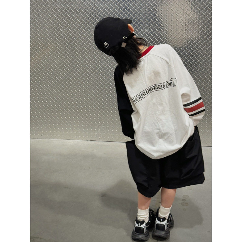 童装男童长袖T恤春装2026新款儿童字母上衣体恤打底衫春款潮洋气