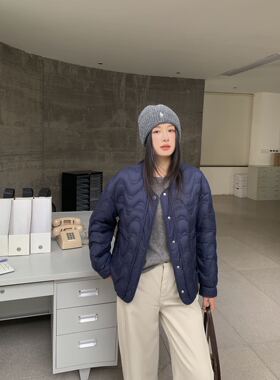 轩轩魅丽依族正品9713大码女装90白鸭绒羽绒服圆领百搭显瘦外套女