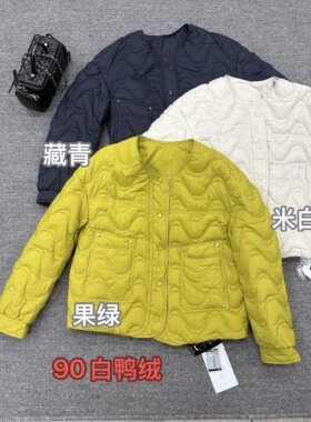 轩轩魅丽依族正品9713大码女装90白鸭绒羽绒服圆领百搭显瘦外套女