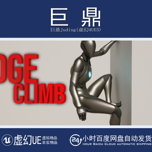 Animation 虚幻5UE5.1 Ledge Climb 攀爬攀岩攀登爬墙动画 Pack