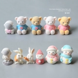 Трехмерный космонавт, кролик, подвеска, брелок ручной работы, аксессуар для сумки, с медвежатами, DIY