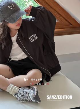 SANZ叁作SZ236男女童休闲棒球服外套童装实体店奕佳潮童馆现货