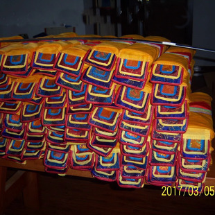 德格版藏文大藏ji丹珠尔213书房佛堂客厅摆件配包经布经头