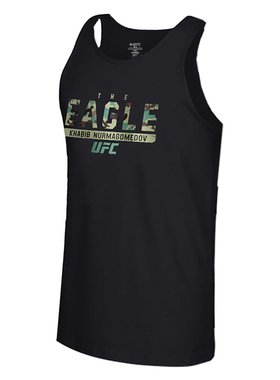 MMA综合格斗UFC自由搏击男士（哈比布）Khabib小鹰迷彩背心
