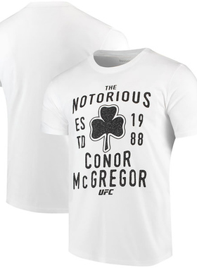 MMA综合格斗UFC锐步男士康纳-麦格雷戈(嘴炮)ESTD1988运动短袖T恤