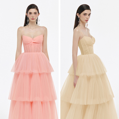 越南JOSEPHINE 2025年春季新款迪士尼甜美薄纱高层次公主裙