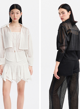 越南小众MUSTHAVE 2024年夏季新款慵懒微透视肌理感日常通勤套装