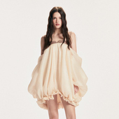 越南小众ONON 乖巧娃娃拼色抹胸吊带裙 新款 MADE 2026秋季