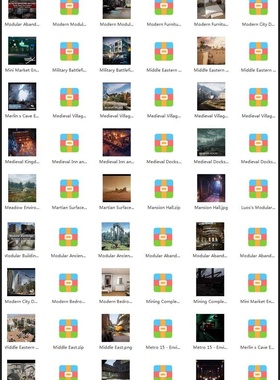 UE4 虚幻4 UnrealEngine4场景环境素材包 游戏三维CG写实环境模型