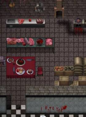 RPGMAKERMV MZ恐怖系列地图场景行走图RPG像素风血腥变异恐怖素材