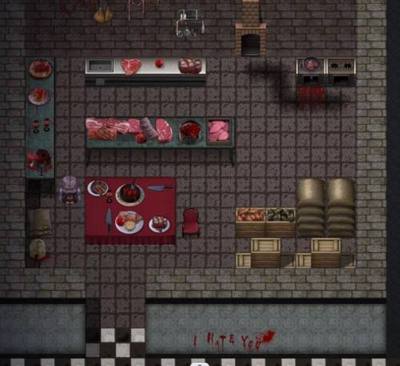 RPGMAKERMV MZ恐怖系列地图场景行走图RPG像素风血腥变异恐怖素材