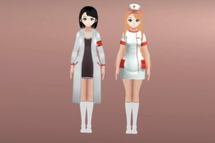Unity 可爱护士 Nurses - Anime Girl Characters 1.1 Unity U3D