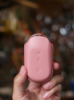 配奔驰S400LS450LS500L真皮手工钥匙包C260C200定制质感钥匙套女