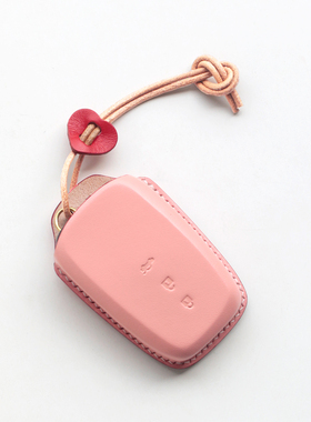 适配丰田凯美瑞CHR亚洲龙手工真皮钥匙包普拉多高端设计钥匙套女