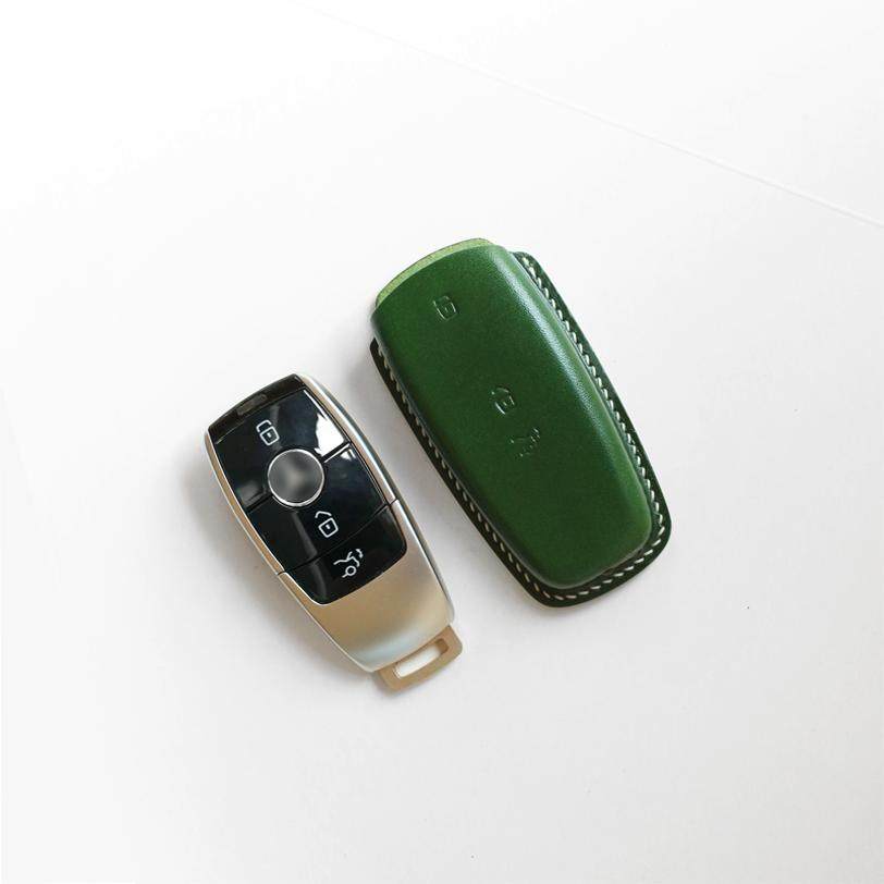 奔驰E300L纯手工质感真皮钥匙包