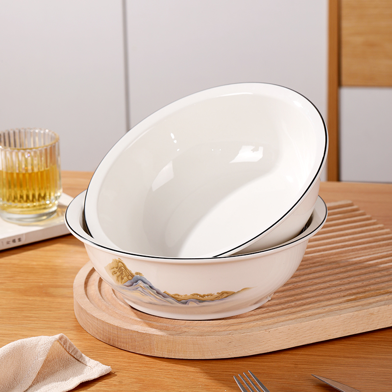 山海瑶9英寸塘沽2个装陶瓷釉下彩