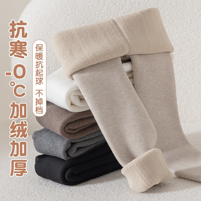 女童加绒加厚秋冬款连裤袜