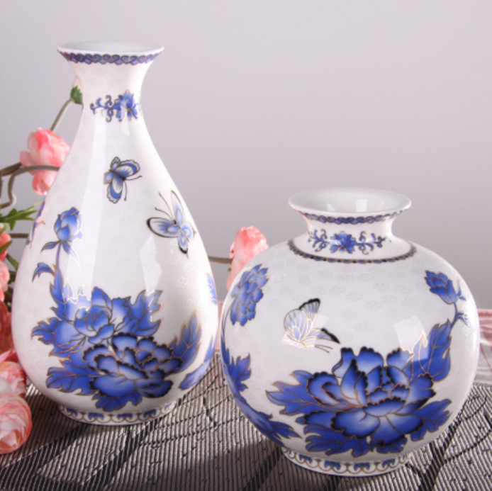 青花瓷花瓶富贵牡丹花瓶新瓷代莹蓝花插桌面摆件牡丹花瓶大小号 尚礼家居饰品 淘优券 青花瓷花瓶富贵牡丹花瓶新瓷代莹蓝花插桌面摆件牡丹花瓶大小号 尚礼家居饰品 淘优券