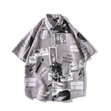 夏新款男大码打底衫宽松短袖T恤百搭印花体恤/7101p27，男装T恤，电商A012