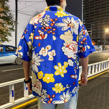 夏新款男大码短袖打底衫宽松T恤百搭印花体恤/7106p35，男装T恤，电商A012