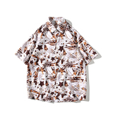 夏新款男大码打底衫宽松短袖T恤百搭印花体恤/7096p30，男装T恤，电商A012