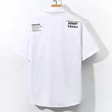 大码印花风衬衫男春夏新款青年短袖衬衫/D7055p35，男装T恤，电商A012