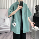 夏男大码打底衫宽松短袖T恤百搭印花体恤/7212p30，男装T恤，电商A012