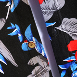 花衬衫男新款印花长袖衬衫男中青年休闲外套商务/7118p27，男装衬衫，电商A012