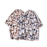 夏新款男大码打底衫宽松短袖T恤百搭印花体恤/7096p30，男装T恤，电商A012