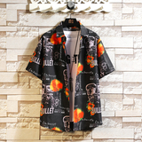 夏季时尚都市男士帅气风衬衫学生休闲短袖衬衣D7101/P27，男装T恤，电商A012