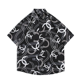 夏新款男大码打底衫宽松短袖T恤百搭印花体恤/7099p27，男装T恤，电商A012