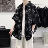 夏新款男大码打底衫宽松短袖T恤百搭印花体恤/7103p35，男装T恤，电商A012