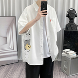 夏新款男大码打底衫宽松短袖T恤百搭印花体恤/7215p30，男装T恤，电商A012