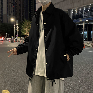 精品秋装加厚保暖夹克外套男休闲工装上衣宽松大码潮P60加厚p65图片
