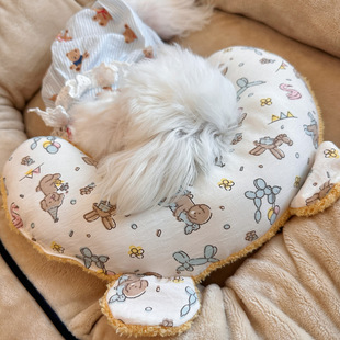 宠物小被子枕头毛毯小狗睡枕中小型犬安抚保证毯子隔尿垫空调被