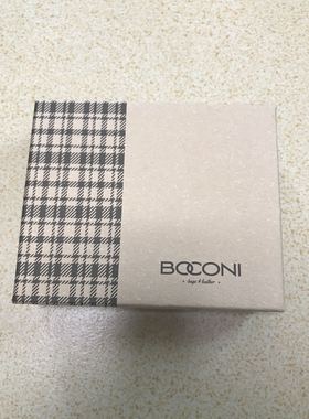 boconi 男款对折钱包